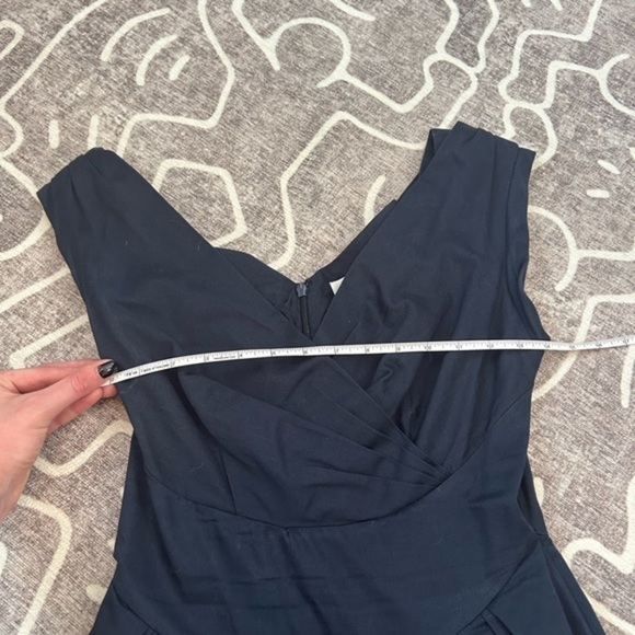 Modcloth Emily and Fin Keener Postures Midi Dress in Navy (small) - Picture 6 of 6